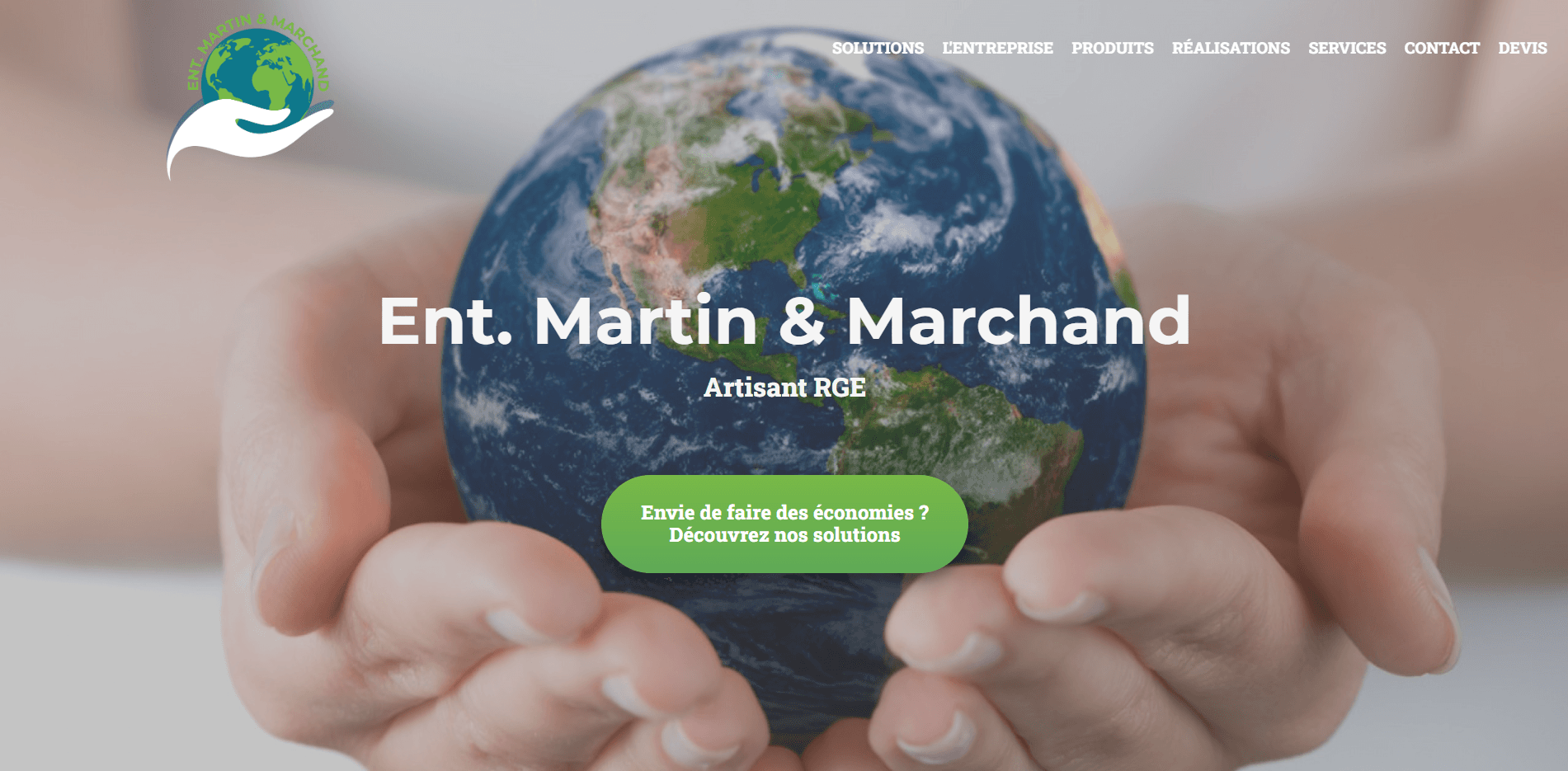 Vue ordinateur Ent. Martin & Marchand