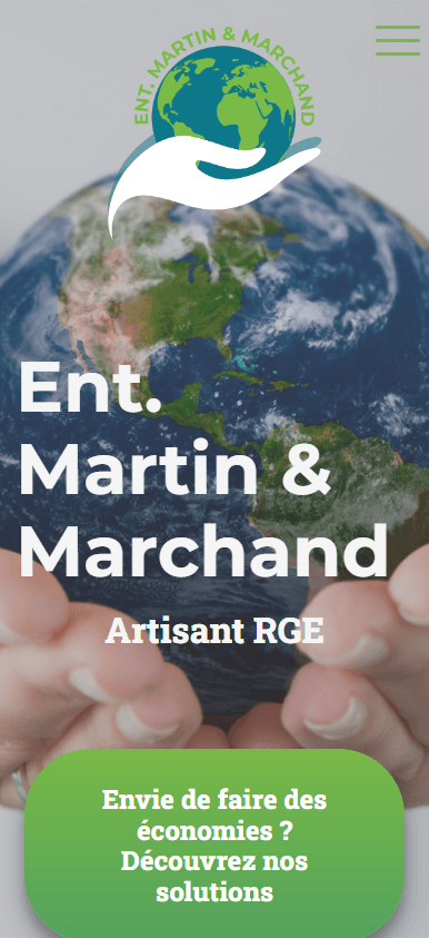 Vue mobile Ent. Martin & Marchand